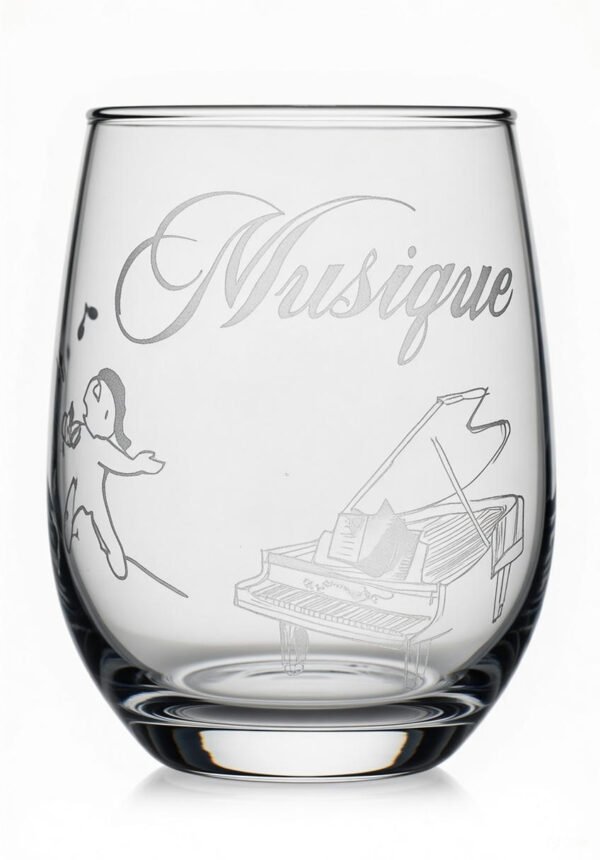 Verre gravé - musique