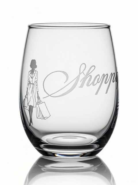 Verre gravé - Shopping
