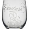 Verre gravé - couture