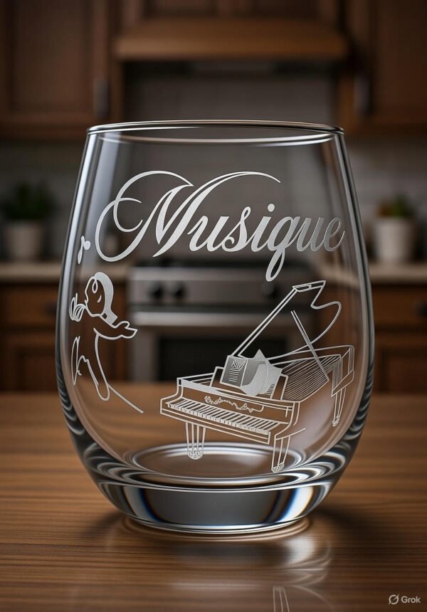 Verre gravé - musique
